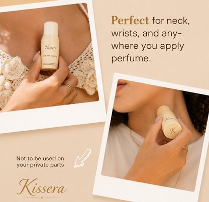 Golden Vanilla Flavored Solid Fragrance Stick- Vanilla & Brown Sugar