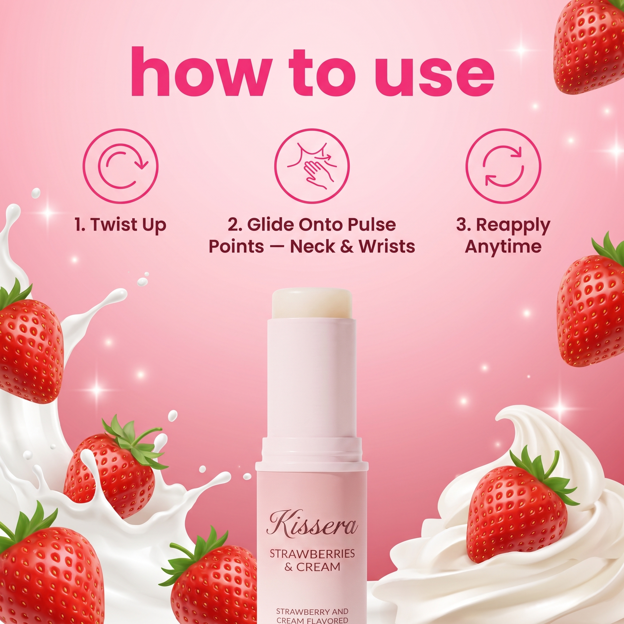 How to use the Kissera fragrance stick